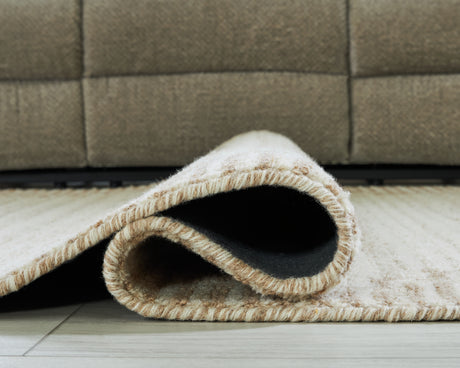 Emorymore Brown/Beige Medium Rug from Ashley - Luna Furniture