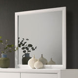 Errico White Mirror (Mirror Only) from Furniture of America - Luna Furniture