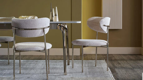 Estella Mondero Cream/Light Gold Dining Chair, Set of 2 from Bellona - Luna Furniture