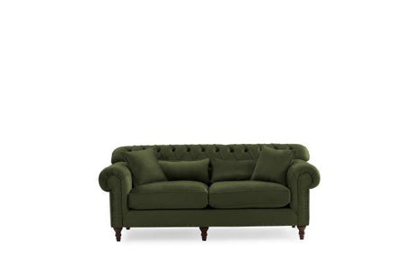 Eva Green Velvet Luxury Chester 81" Sofa from Luna Furniture - Luna Furniture