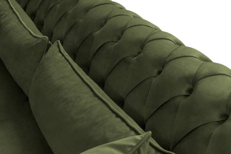 Eva Green Velvet Luxury Chester 81" Sofa from Luna Furniture - Luna Furniture
