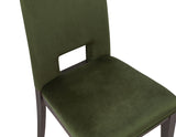 Evan Green Velvet Side Chair, Set of 2 from Steve Silver - Luna Furniture