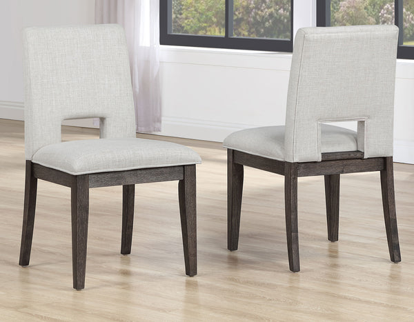 Evan Linen-look Side Chair, Set of 2