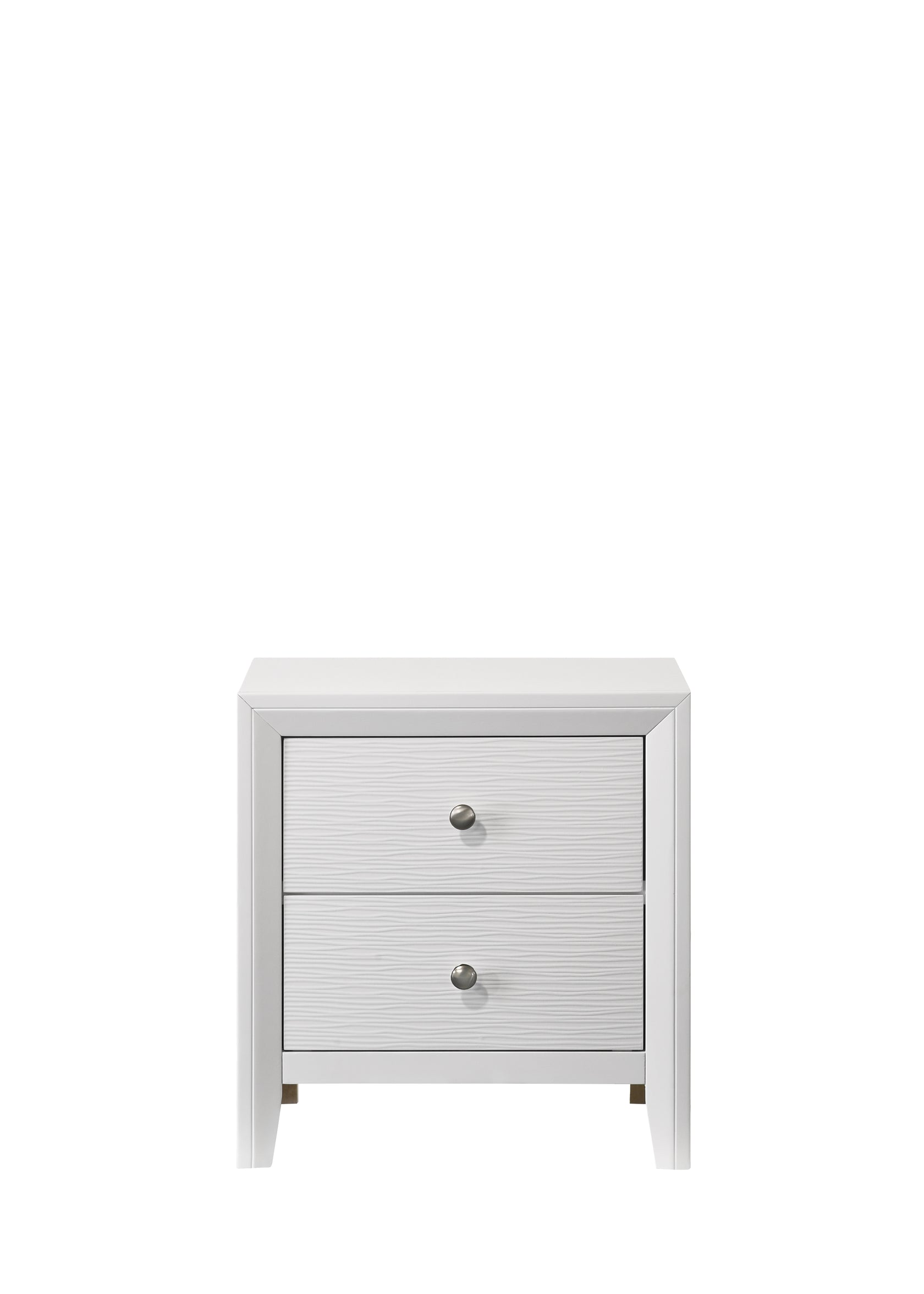 Evan White Nightstand from Crown Mark - Luna Furniture