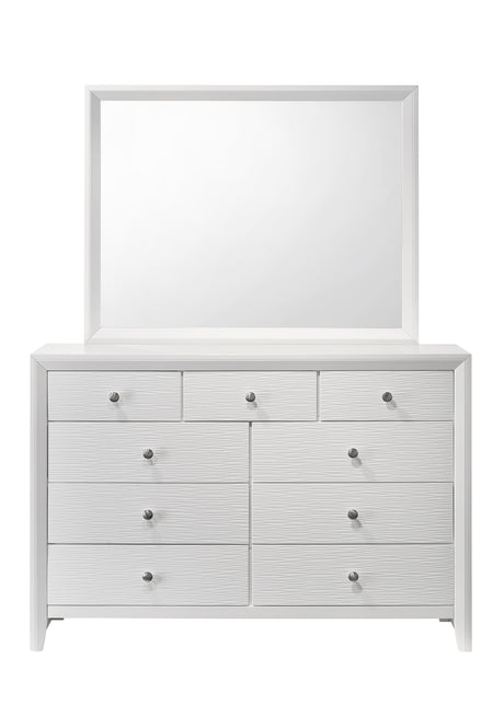 Evan White Panel Bedroom Set from Crown Mark - Luna Furniture