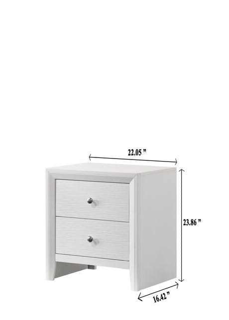 Evan White Panel Bedroom Set from Crown Mark - Luna Furniture