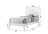 Evan White Panel Youth Bedroom Set from Crown Mark - Luna Furniture