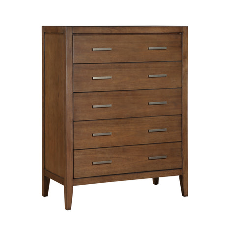 Evans Wire Brushed Light Brown Chest from Homelegance - Luna Furniture