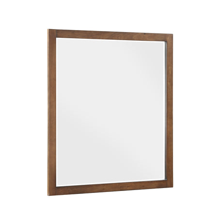 Evans Wire Brushed Light Brown Mirror (Mirror Only) from Homelegance - Luna Furniture
