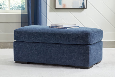 Evansley Navy Ottoman from Ashley - Luna Furniture
