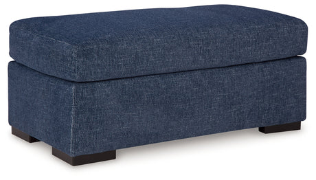 Evansley Navy Ottoman from Ashley - Luna Furniture