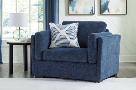 Evansley Navy Oversized Chair from Ashley - Luna Furniture