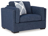 Evansley Navy Oversized Chair from Ashley - Luna Furniture