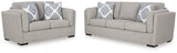 Evansley Pewter Living Room Set from Ashley - Luna Furniture