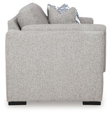 Evansley Pewter Loveseat from Ashley - Luna Furniture