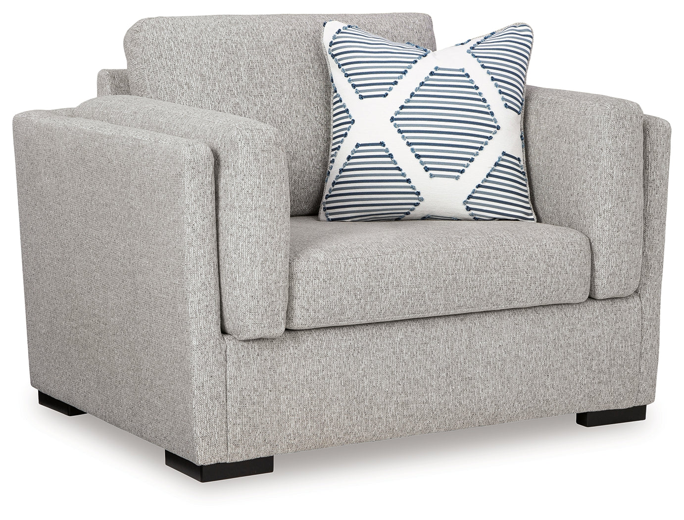 Ashley Evansley Pewter Oversized Chair – Luna Furniture