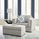 Evansley Sofa, Loveseat, Chair and Ottoman in Pewter from Ashley - Luna Furniture