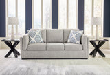 Evansley Sofa, Loveseat, Chair and Ottoman in Pewter from Ashley - Luna Furniture