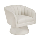 Eve Beige Swivel Chair from Homelegance - Luna Furniture