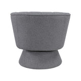 Eve Gray Swivel Chair from Homelegance - Luna Furniture