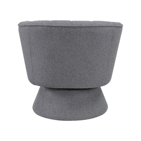Eve Gray Swivel Chair from Homelegance - Luna Furniture