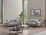 Everest 3-pieces (Sofa & Loveseat & Chair) Livingroom Set in Light Grey from Furnia - Luna Furniture