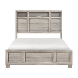 Everett Gray Bookcase Panel Bedroom Set from Homelegance - Luna Furniture