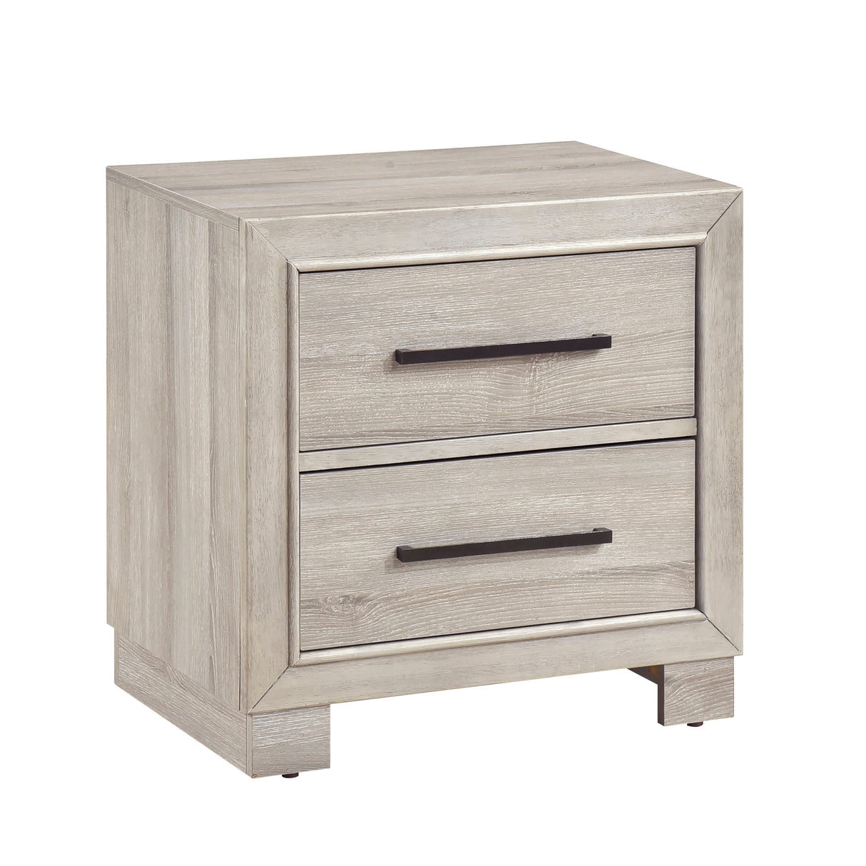 Everett Gray Nightstand from Homelegance - Luna Furniture