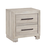 Everett Gray Nightstand from Homelegance - Luna Furniture