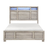 Everett Gray Bookcase Panel Bedroom Set from Homelegance - Luna Furniture