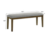 Everly Brown Bench from Crown Mark - Luna Furniture