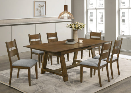 Everly Brown Dining Set from Crown Mark - Luna Furniture