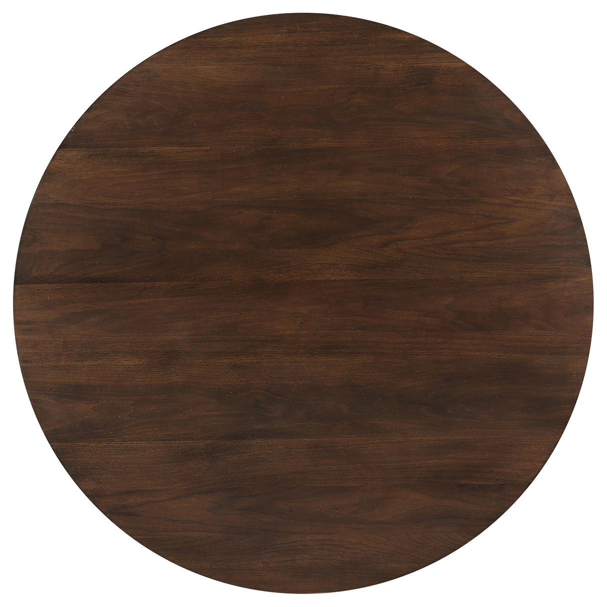 Everton Walnut Round 53-inch Wood Dining Table from Coaster - Luna Furniture