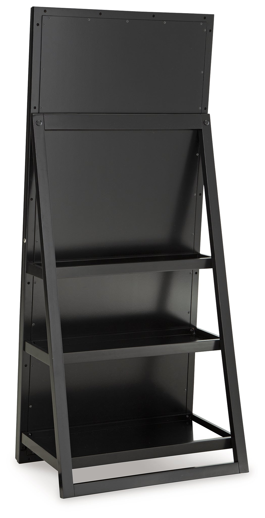 Evesen Black Floor Standing Mirror/Storage (Mirror Only) from Ashley - Luna Furniture
