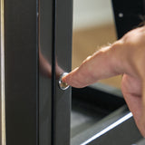 Evesen Black Floor Standing Mirror/Storage (Mirror Only) from Ashley - Luna Furniture