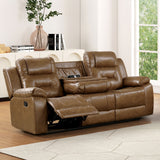 Ezekius Brown Loveseat from Furniture of America - Luna Furniture