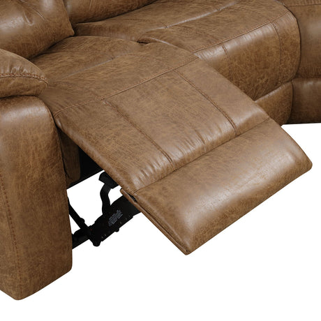Ezekius Brown Loveseat from Furniture of America - Luna Furniture