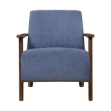 Ezra Blue Accent Chair from Homelegance - Luna Furniture