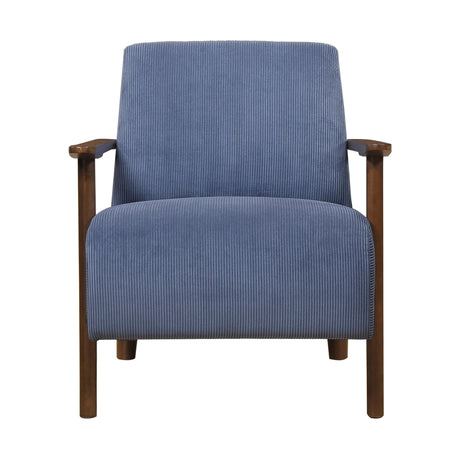 Ezra Blue Accent Chair from Homelegance - Luna Furniture