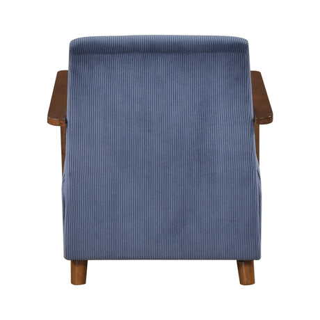 Ezra Blue Accent Chair from Homelegance - Luna Furniture