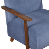 Ezra Blue Accent Chair from Homelegance - Luna Furniture