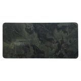 Abstract Green Marble and Dark Mango Base 76" Dining Table from Home Trends & Design - Luna Furniture