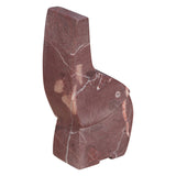 Abstract Red Marble Decor Elephant