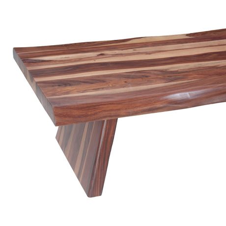 Austin Loft 58" Coffee Table in Natural Sheesham from Home Trends & Design - Luna Furniture