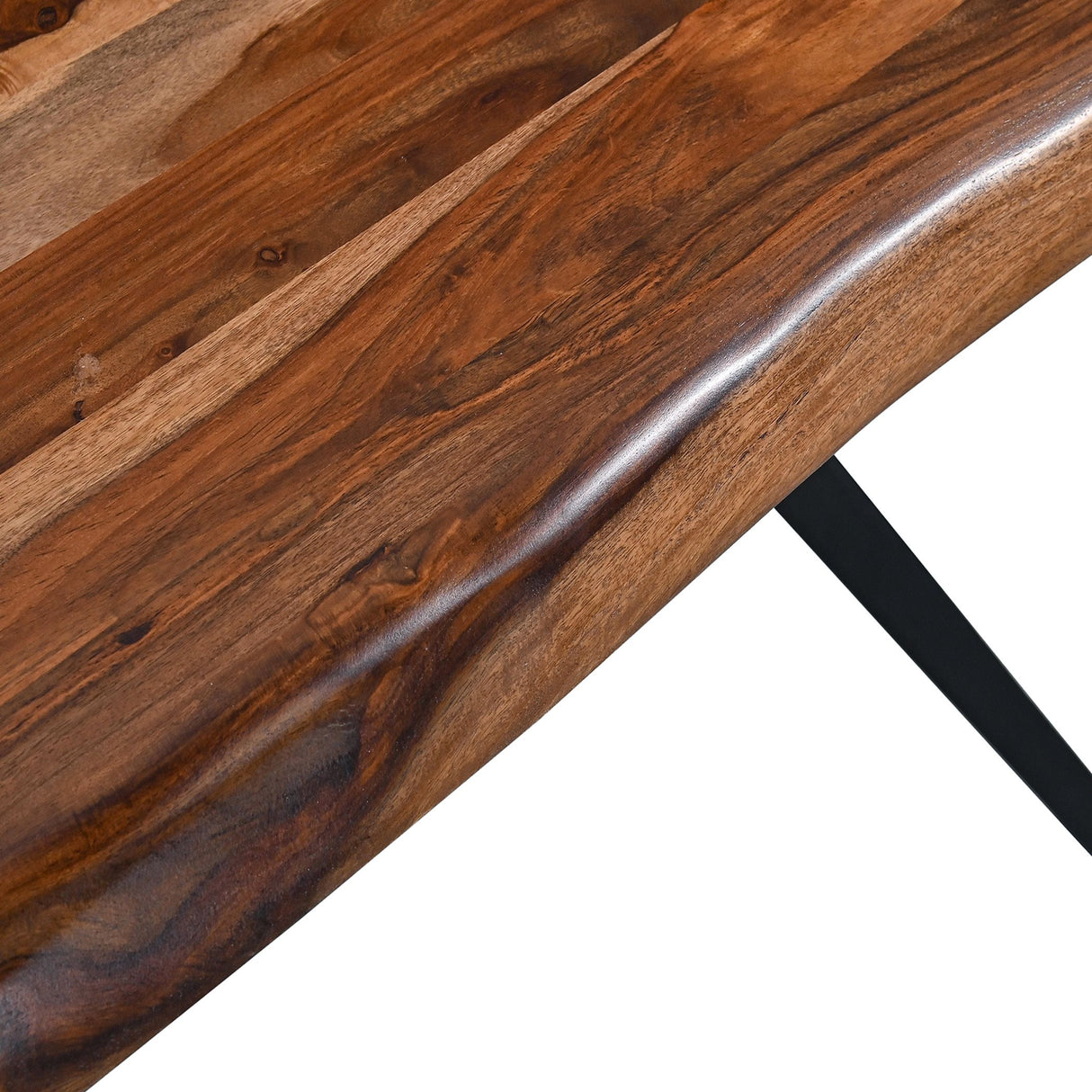 Austin Loft 72" Dining Table in Natural Sheesham from Home Trends & Design - Luna Furniture