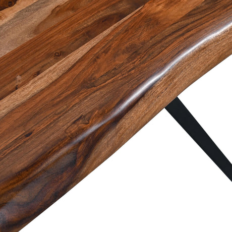 Austin Loft 72" Dining Table in Natural Sheesham from Home Trends & Design - Luna Furniture