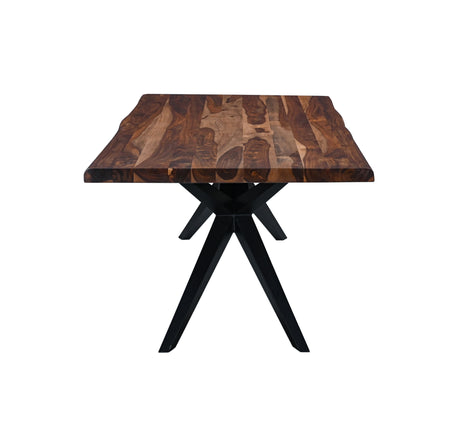Austin Loft 72" Dining Table in Natural Sheesham from Home Trends & Design - Luna Furniture