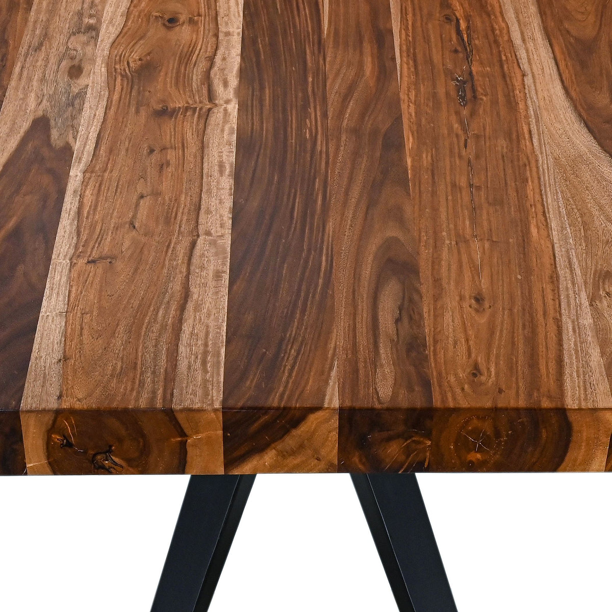 Austin Loft 80" Dining Table in Natural Sheesham from Home Trends & Design - Luna Furniture