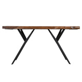 Austin Loft 94" Dining Table in Natural Sheesham from Home Trends & Design - Luna Furniture