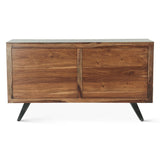 Austin Loft 62" Sideboard in Natural Sheesham from Home Trends & Design - Luna Furniture